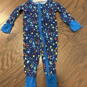 Little Sleepies Blue Paint Party